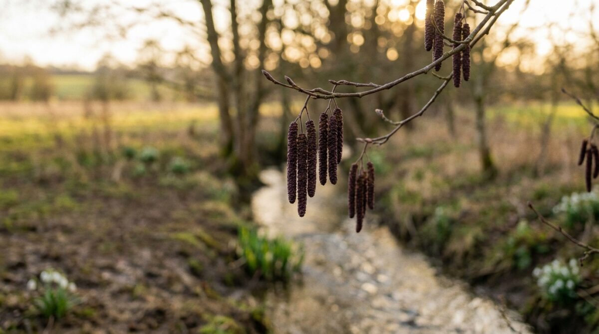 Purple Catkins