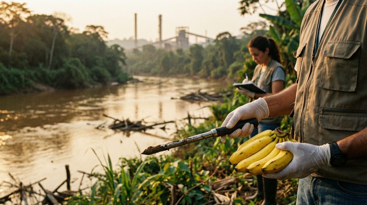 Toxic Metals Discovered in Bananas Post Brazil Mining toxic metals discovered