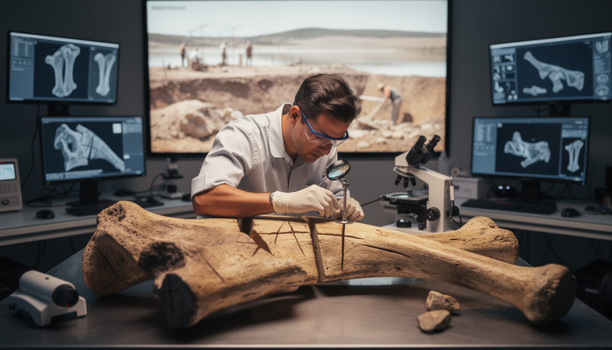 neanderthal elephant hunting