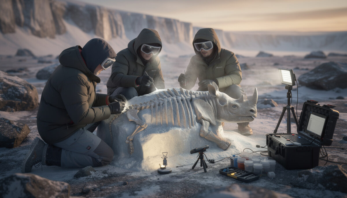 arctic rhino fossil