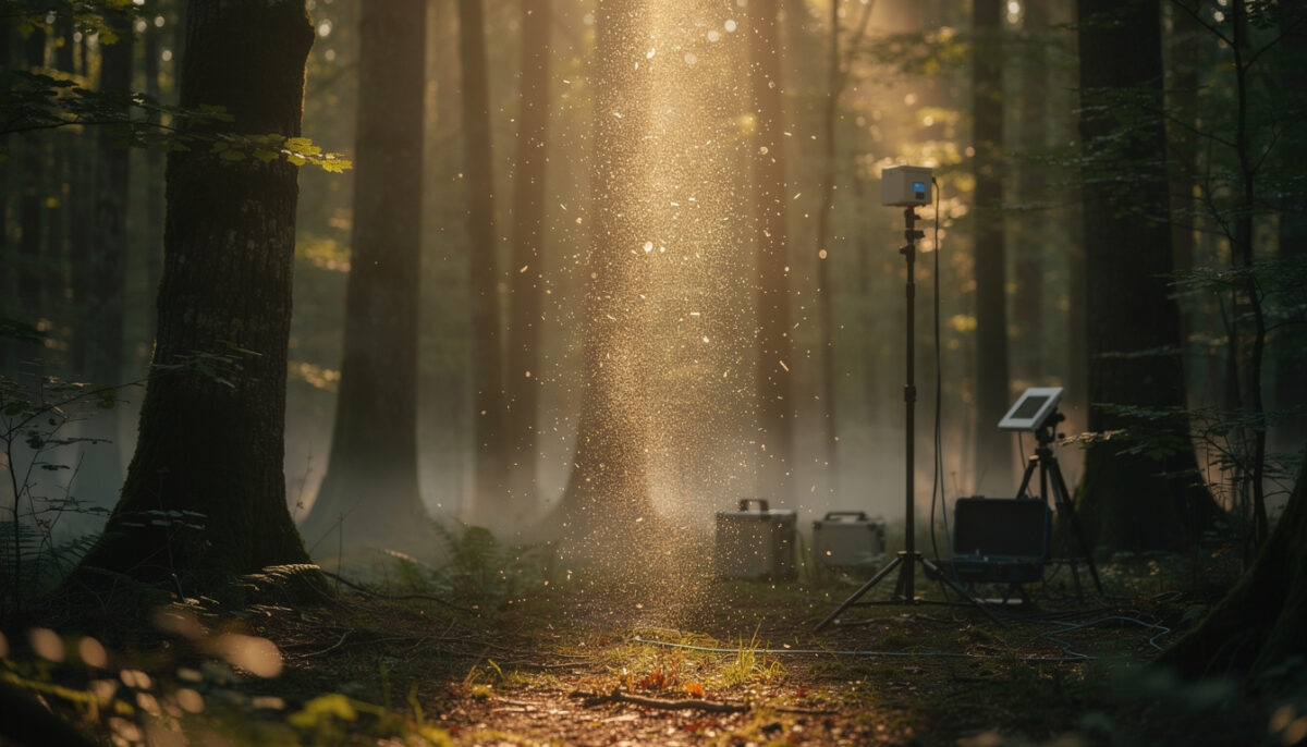 microplastics in forests