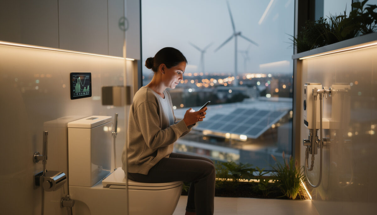 phones on toilet health risks