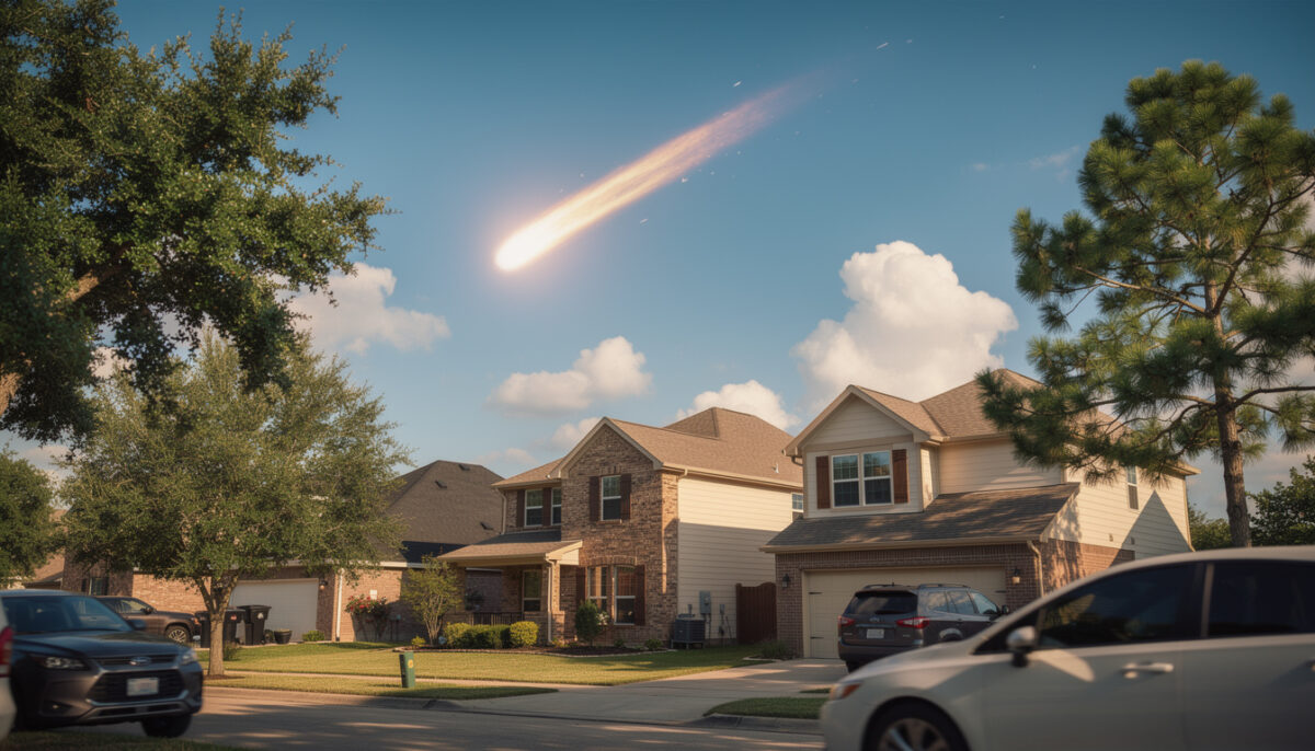 texas fireball meteor