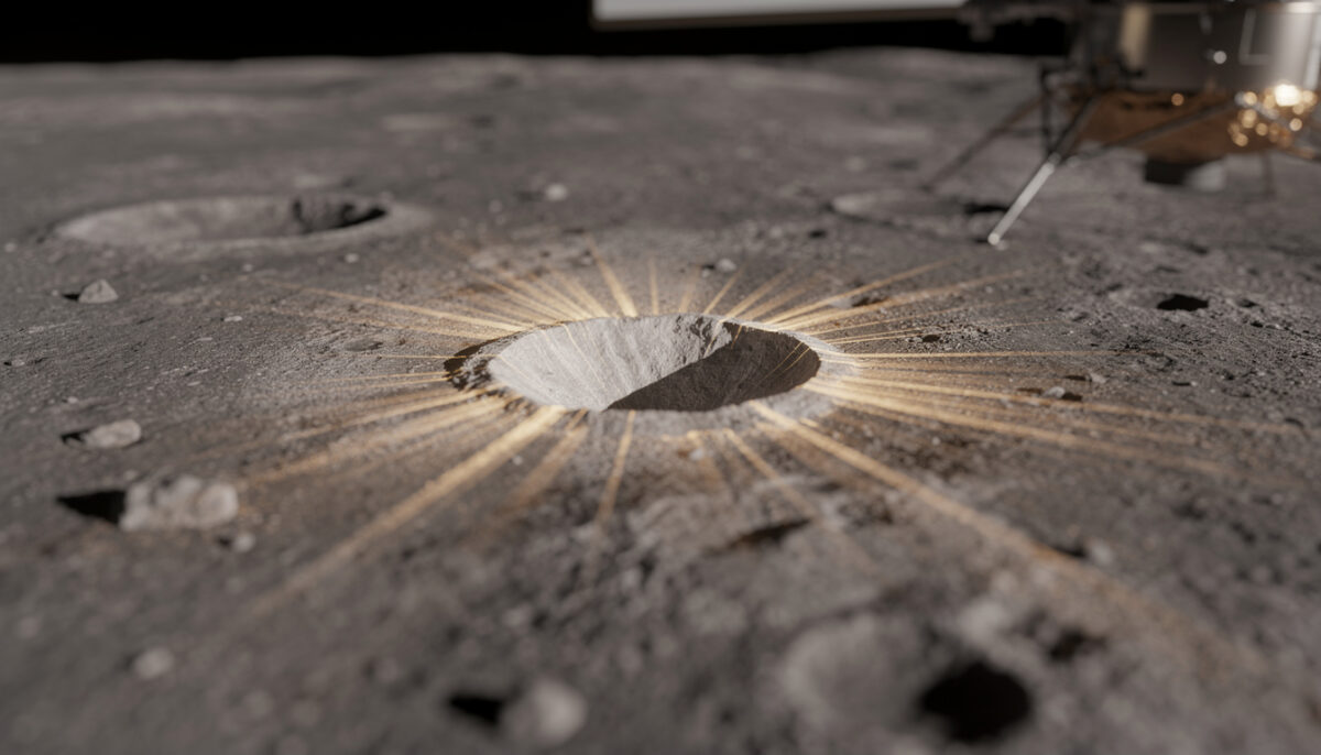 A Recent Impact on the Moon Leaves a Striking New Bright Scar recent moon impact
