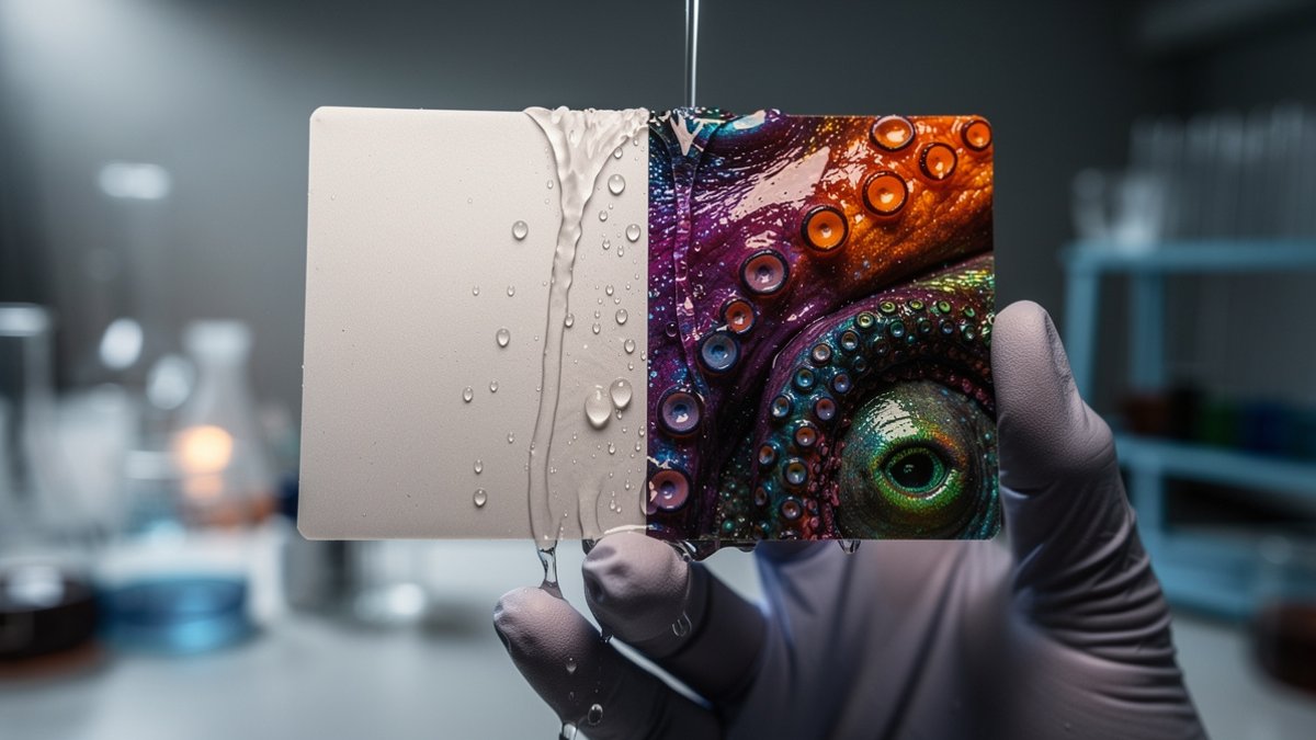 Stanford Researchers Develop Shape-Shifting Material Mimicking Octopus Color and Texture Changes octopus inspired color changing material