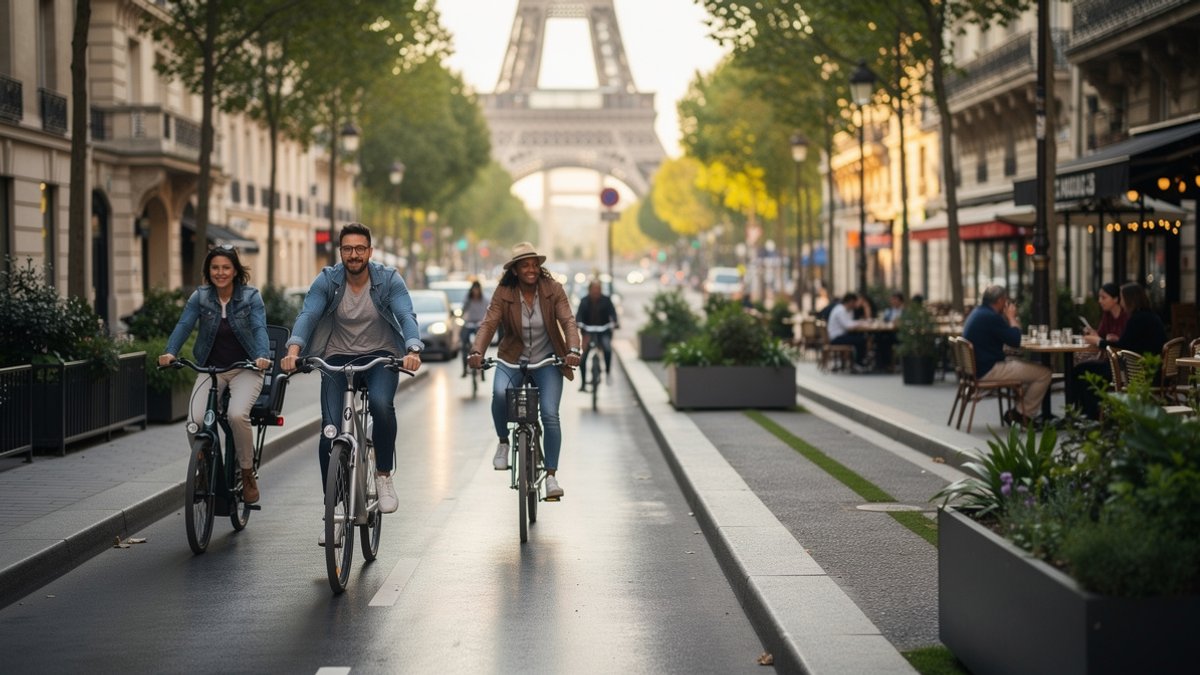 paris bike lanes