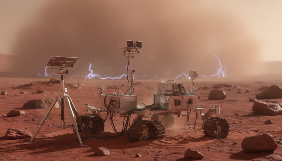 martian dust storm chemistry