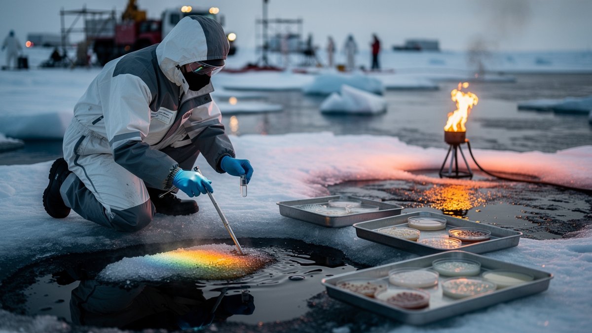 arctic oil spill cleanup