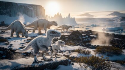 arctic continent dinosaur evolution