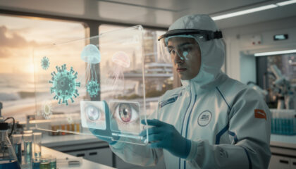 marine virus human eye disease