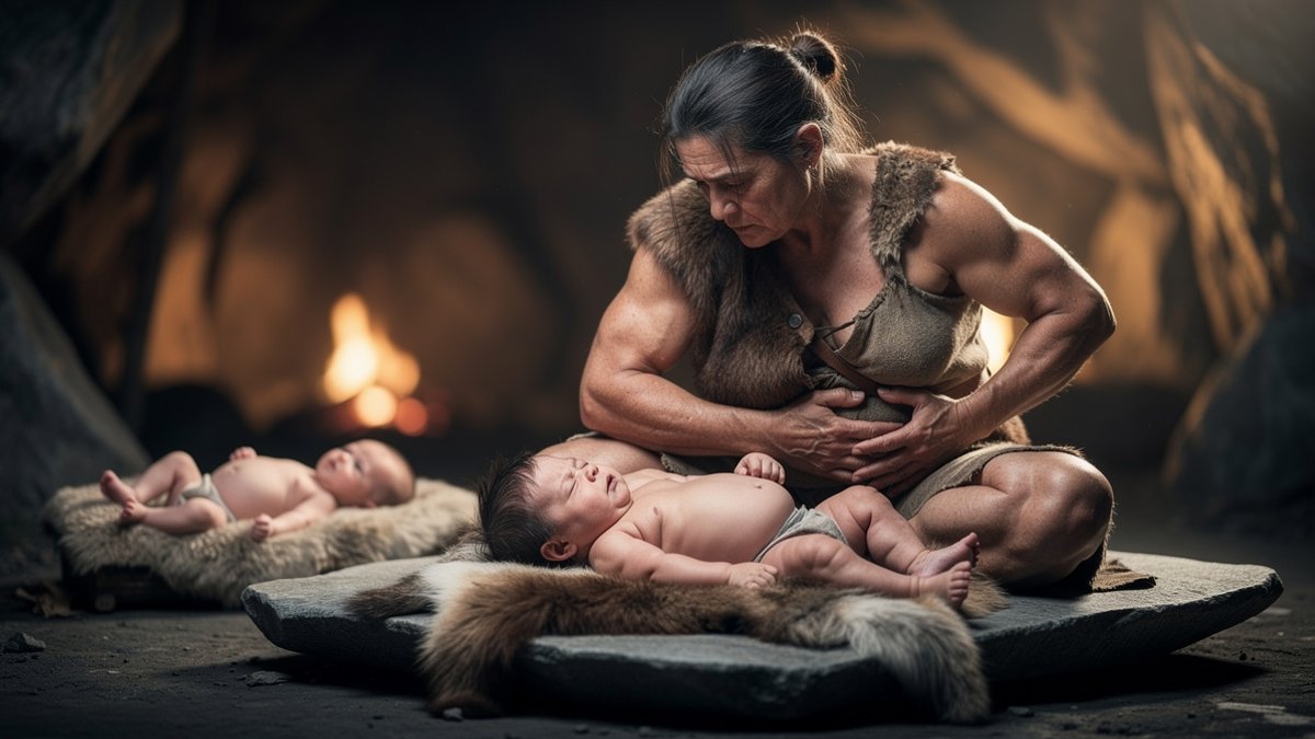 neanderthal baby size