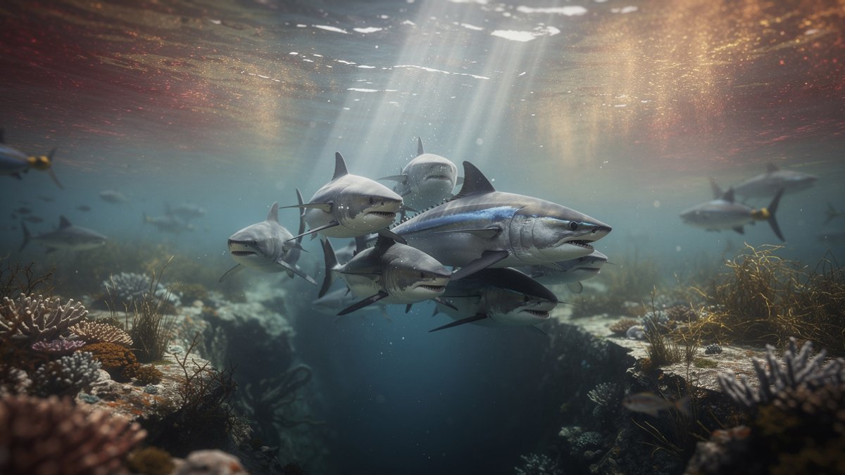 sharks tuna ocean warming