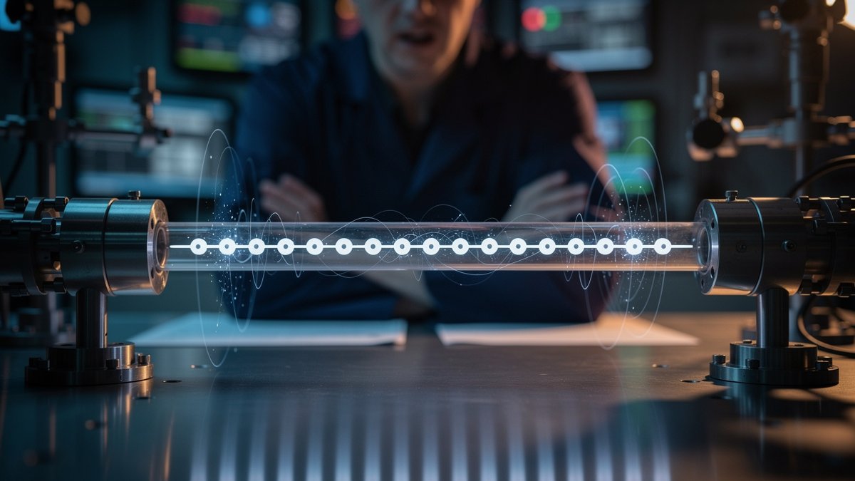 atomic chain electric field detection