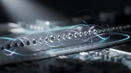 atomic chain electric field detection