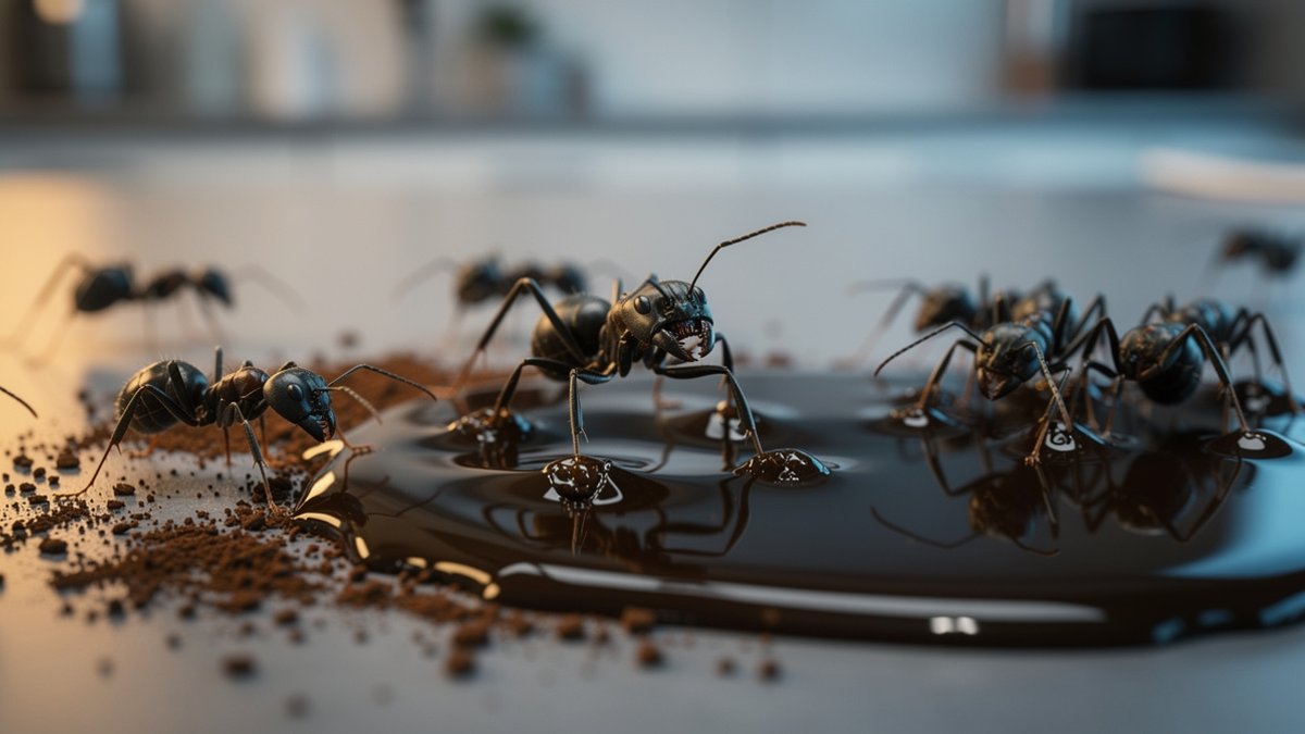 caffeine ant behavior