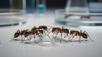 caffeine ant behavior