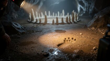 neanderthal kneeprint bruniquel