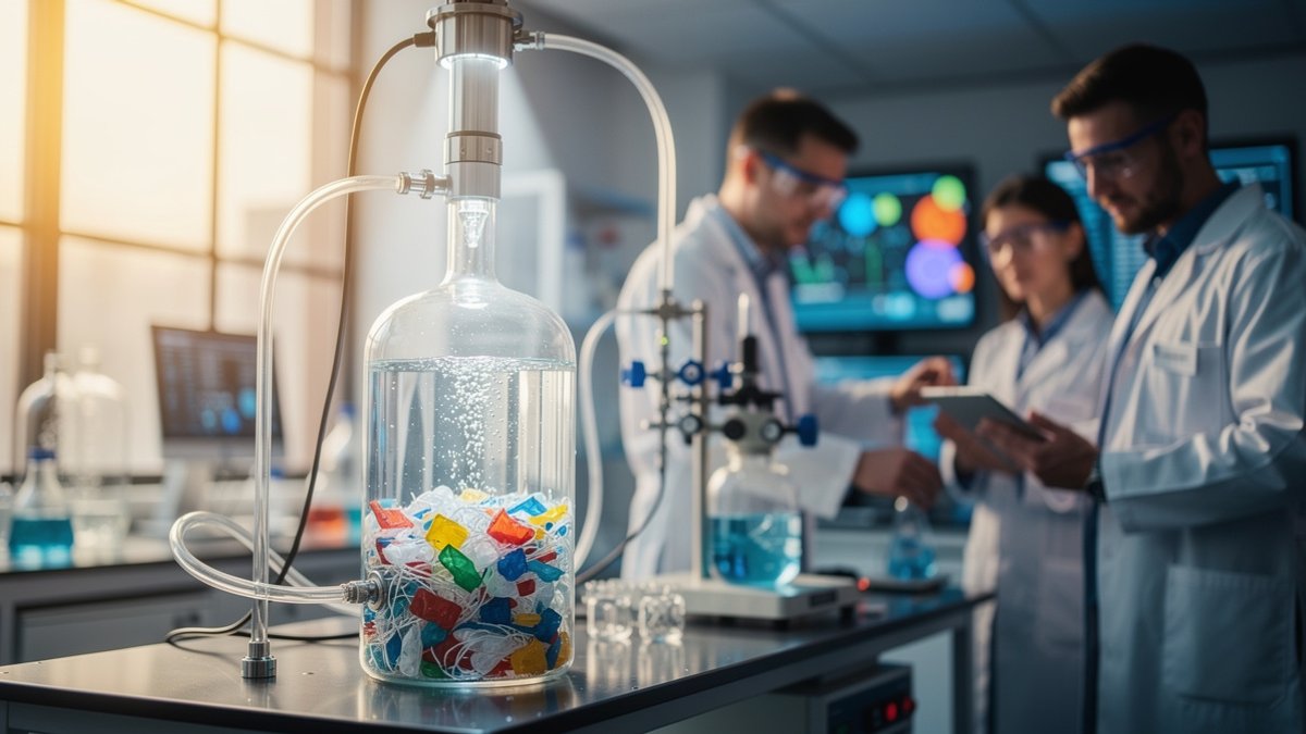plastic waste to hydrogen